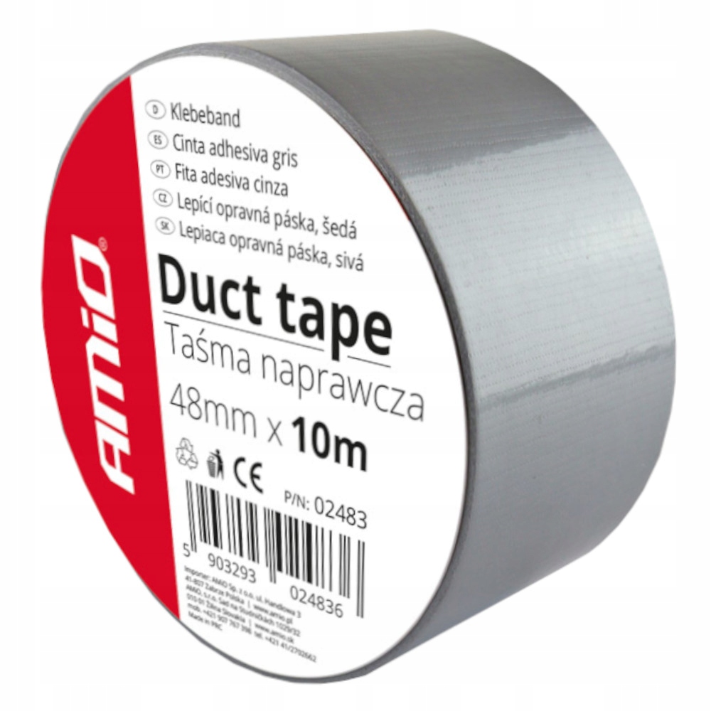 

Taśma Naprawcza Zbrojona Mocna 48mmx10m Duct Tape
