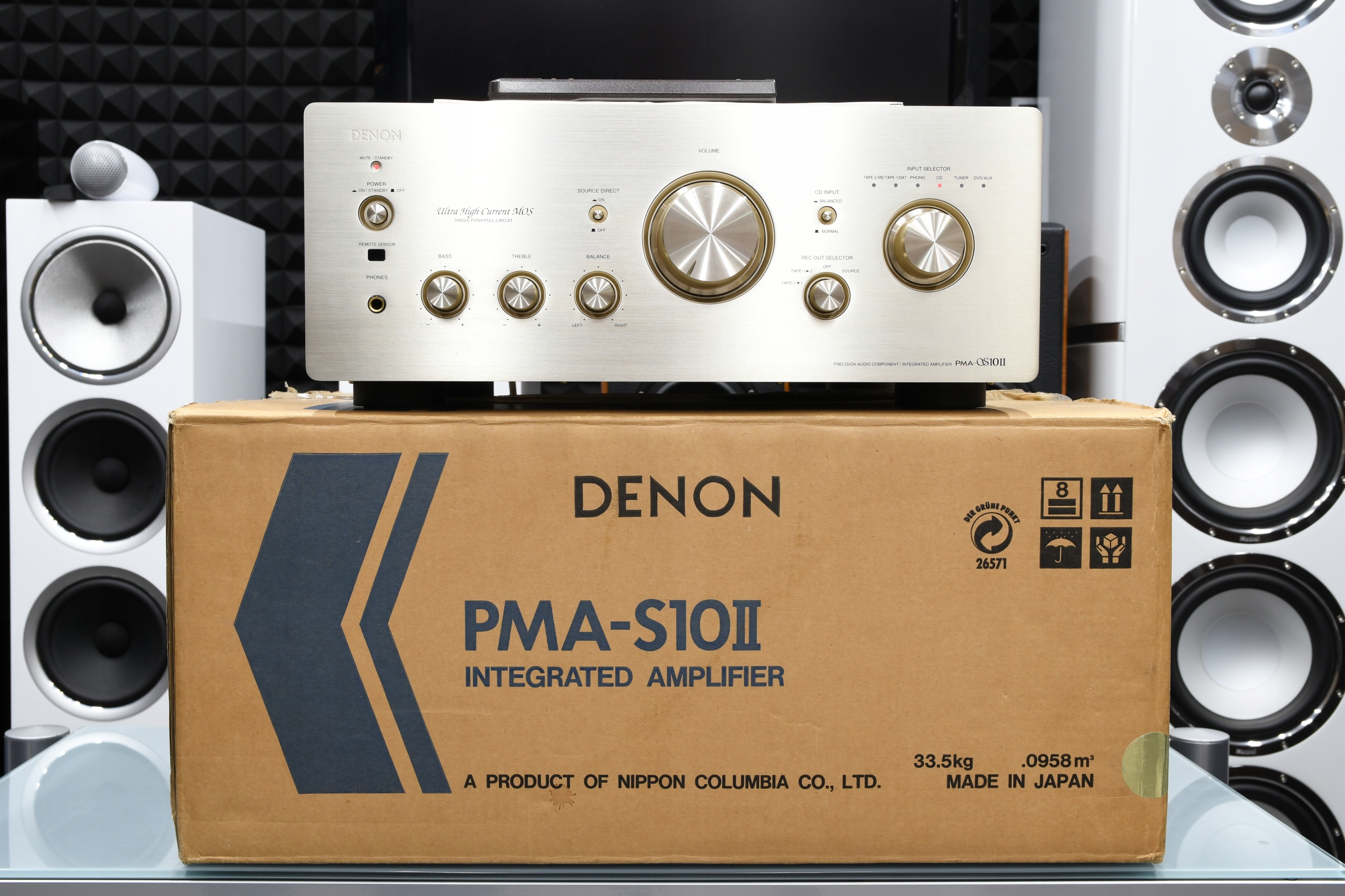Wzmacniacz stereo Denon PMA-S10 II + pilot! świetne brzmienie