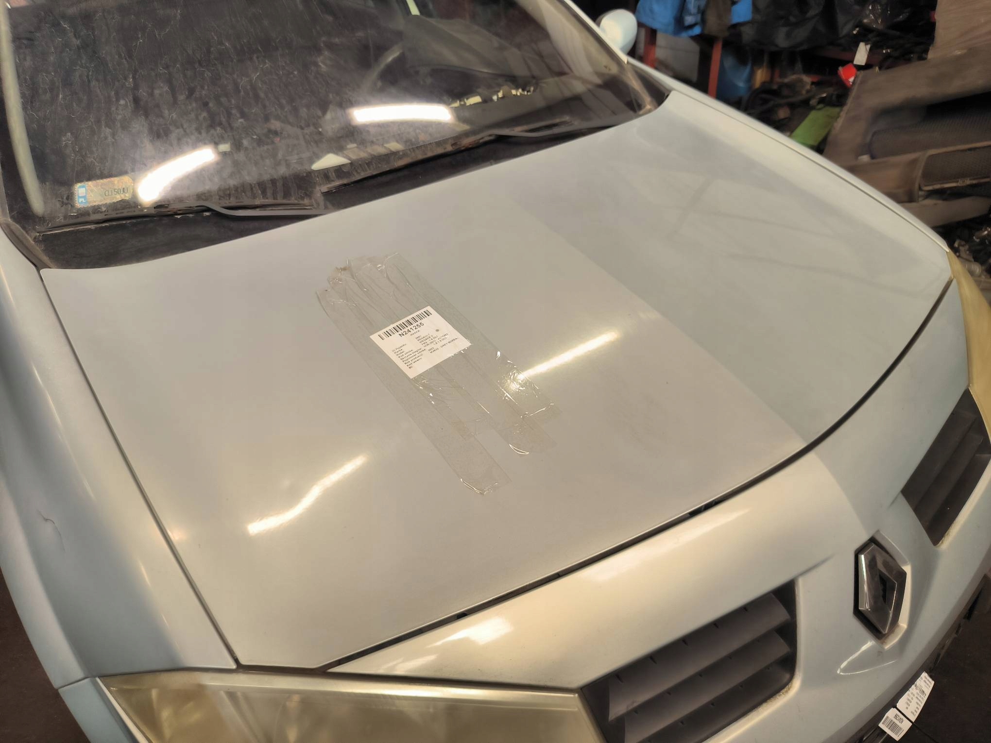 Capot MV632 SREBRNA RENAULT MEGANE II