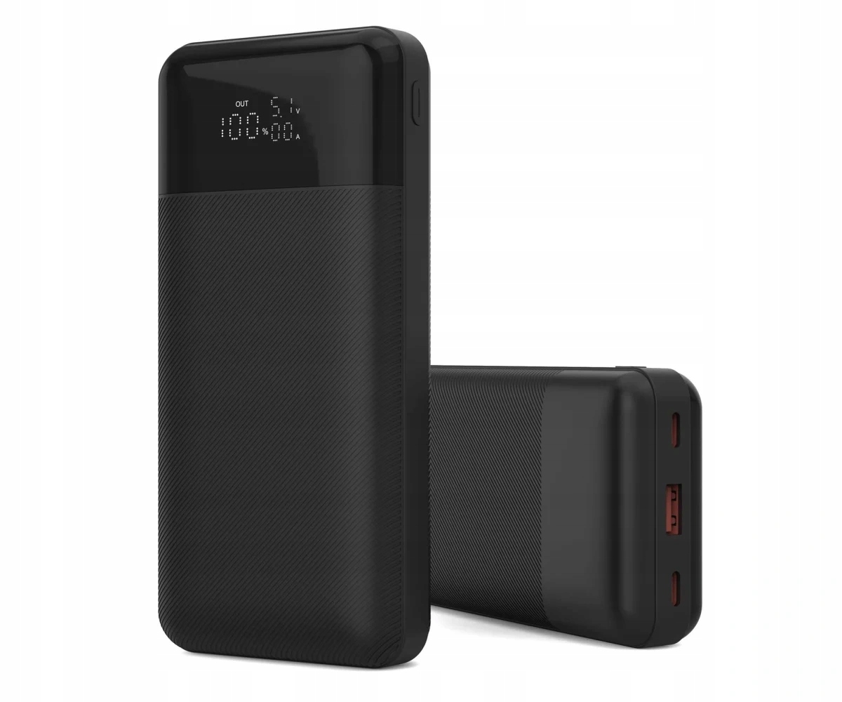 Powerbanka Silver Monkey Smart 20000 mAh 22.5 W černá