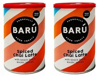 Levně Nápoj v prášku Barú Spiced Chai Latte s černým čajem Vege 2x250 g