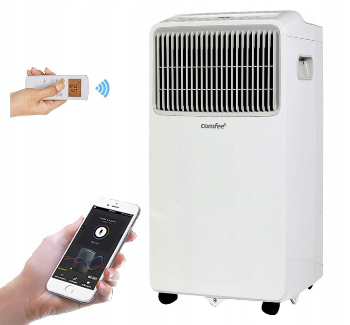 Klimatyzator przenośny WiFi 3w1 2,6 kW do 31 m² 80 m³ osuszacz cichy