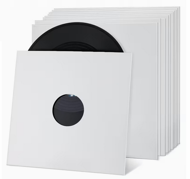 JK1136a Antistatická obálka na vinylové desky 12" krémově bílá 100 kusů