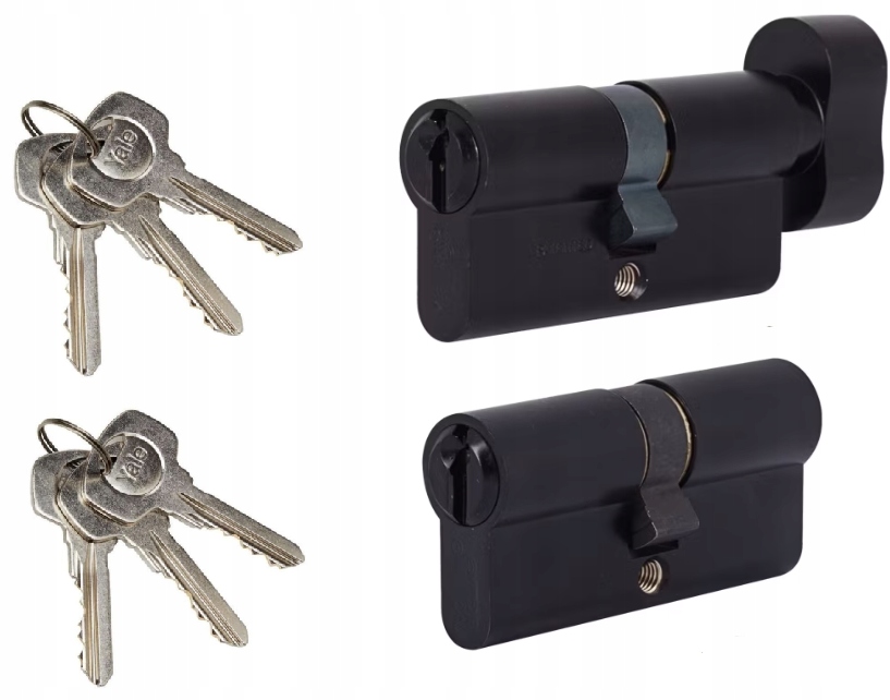 Sada vložek Yale Série 500 Standard Protection 30/45 30/45G černá