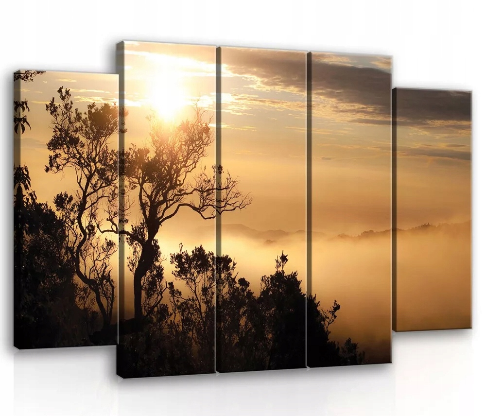 Obraz Na Plátne Canvas 150x100 Krajina Hory Slnko