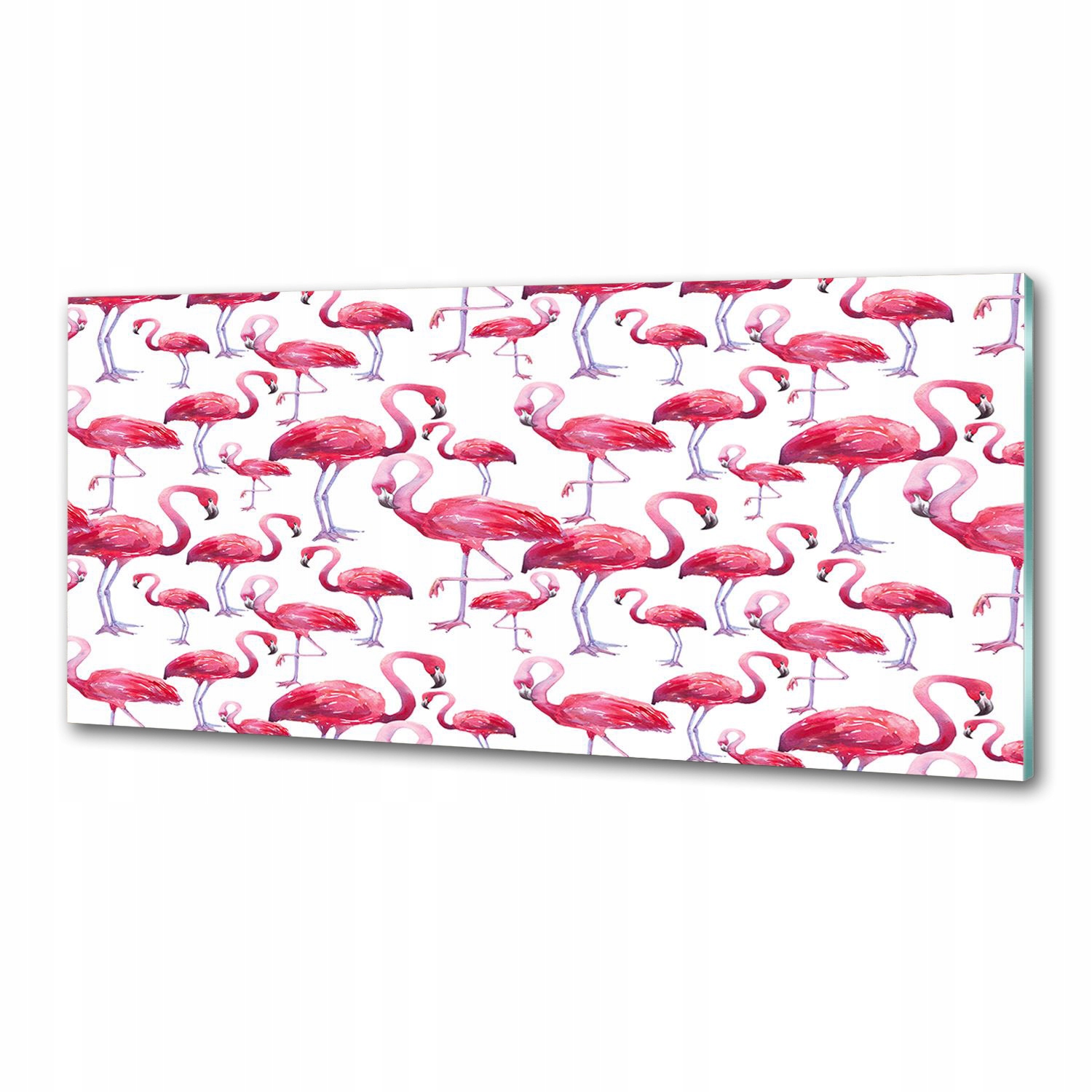 Panel medzi nábytkom v kuchyni Flamingi 125x50 Lepidlo