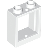 

10 szt., Lego white Window 1 x 2 x 2, 60592