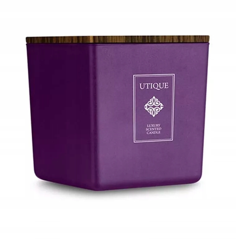 LUKSUSOWA ŚWIECZKA ZAPACHOWA UTIQUE VIOLET & OUD 180G
