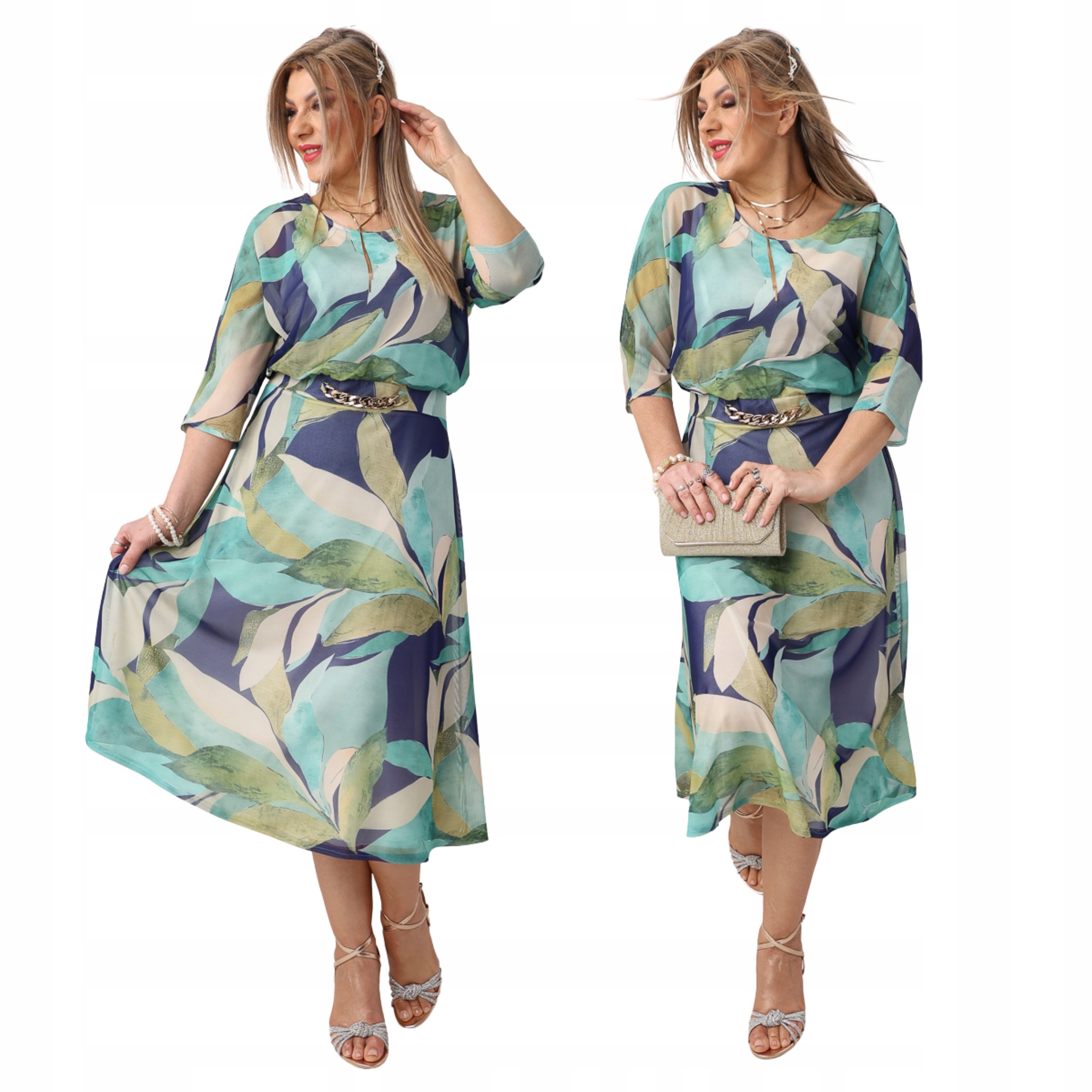 sukienka damska zwiewna lekka Polski Producent duże rozmiary