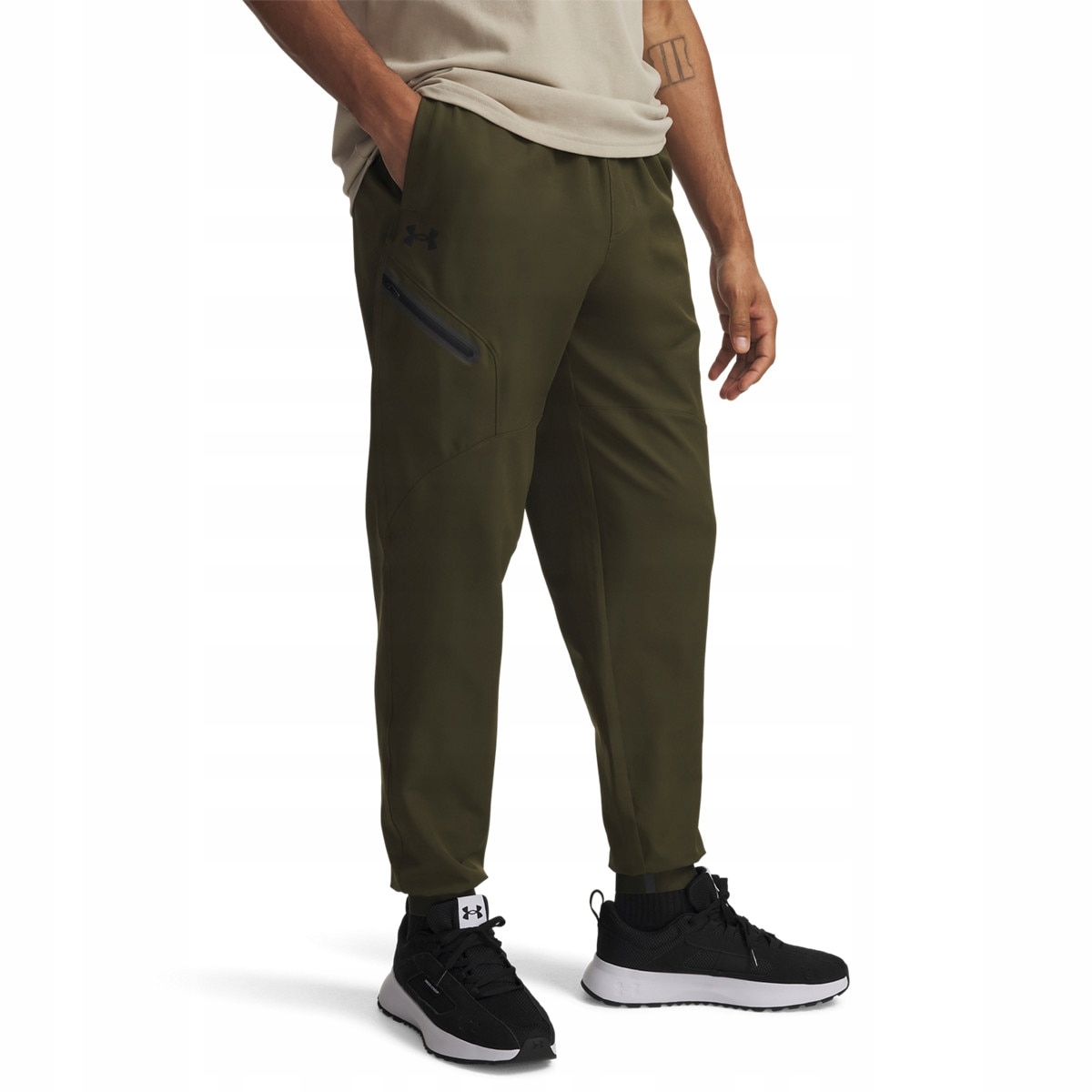 Under Armour Pánské tepláky Under Armour Ua Unstoppable Woven Jogger-GRN