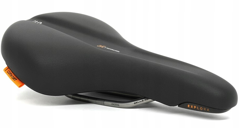 Cyklistické sedlo Selleroyal Explora Moderate 60st. gelové, 415g Royalgel