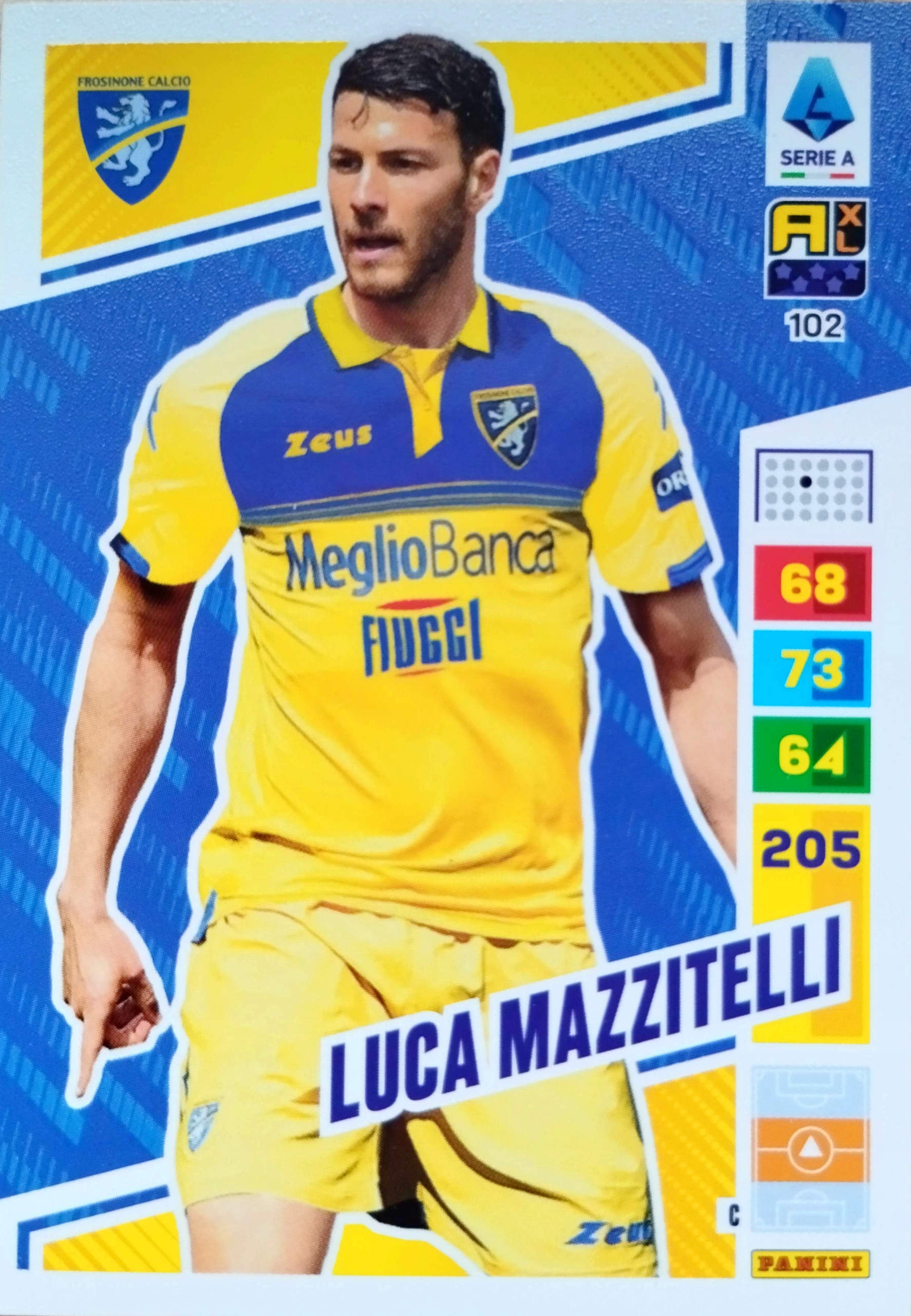 Panini Calciatori Liga Włoska 2023 2024 102 Luca Mazzitelli Frosinone