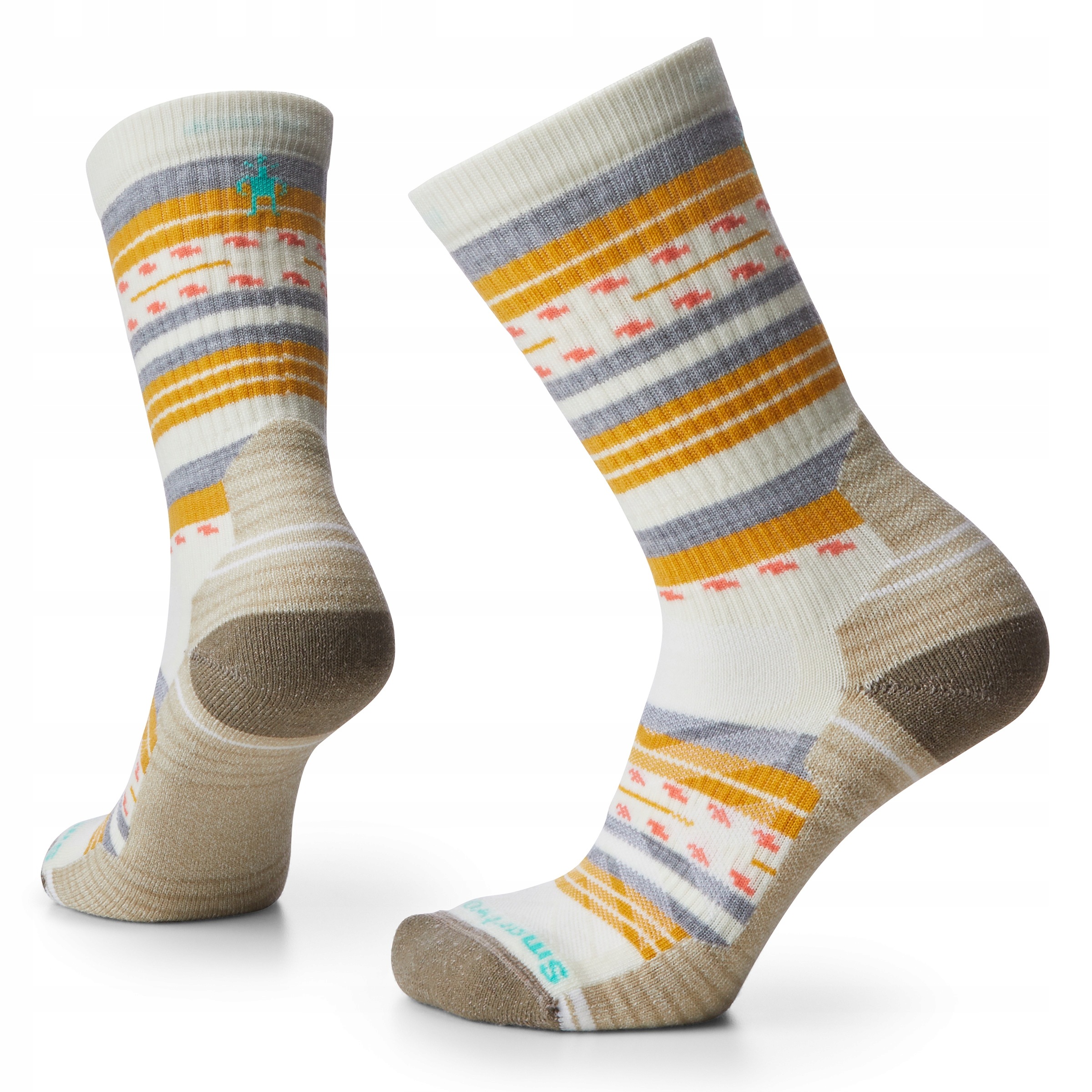 Skarpety Damskie Hike Light Cushion Margarita Crew Socks, 100 natural, S