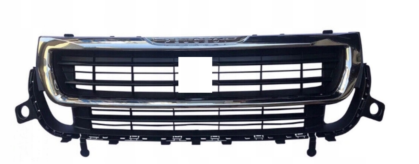 PARTNER II LIFT 15- GRILL ATRAPA ZDERZAKA LISTWA CHROM ATRAPA