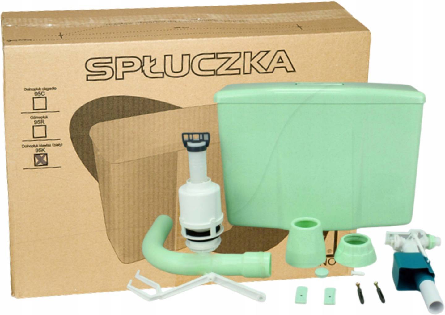 SPŁUCZKA STAREGO TYPU do WC DOLNOPŁUK START STOP