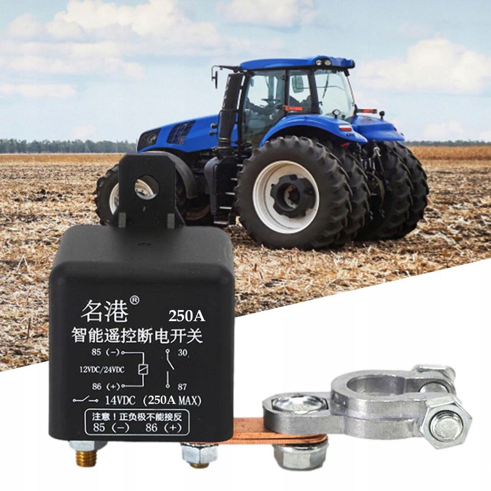 WYŁĄCZNIK PRĄDU HEBEL 12V 250A NA PILOTA 2 SZT.1q Numer katalogowy części 12V250