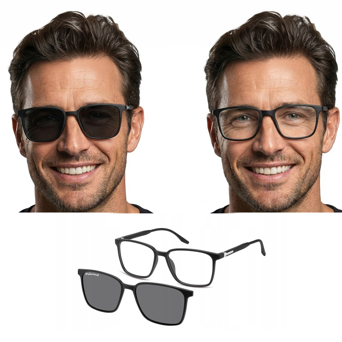 Okulary Oprawki Zerówki Clip On Nakładki Przeciwsłoneczne Uv 400 Montana Ce