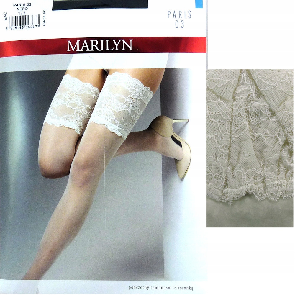 

Marilyn Paris 03 R3/4 pończochy samonośne milk 15c