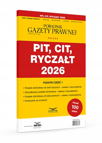 PIT, CIT, ryczałt 2026