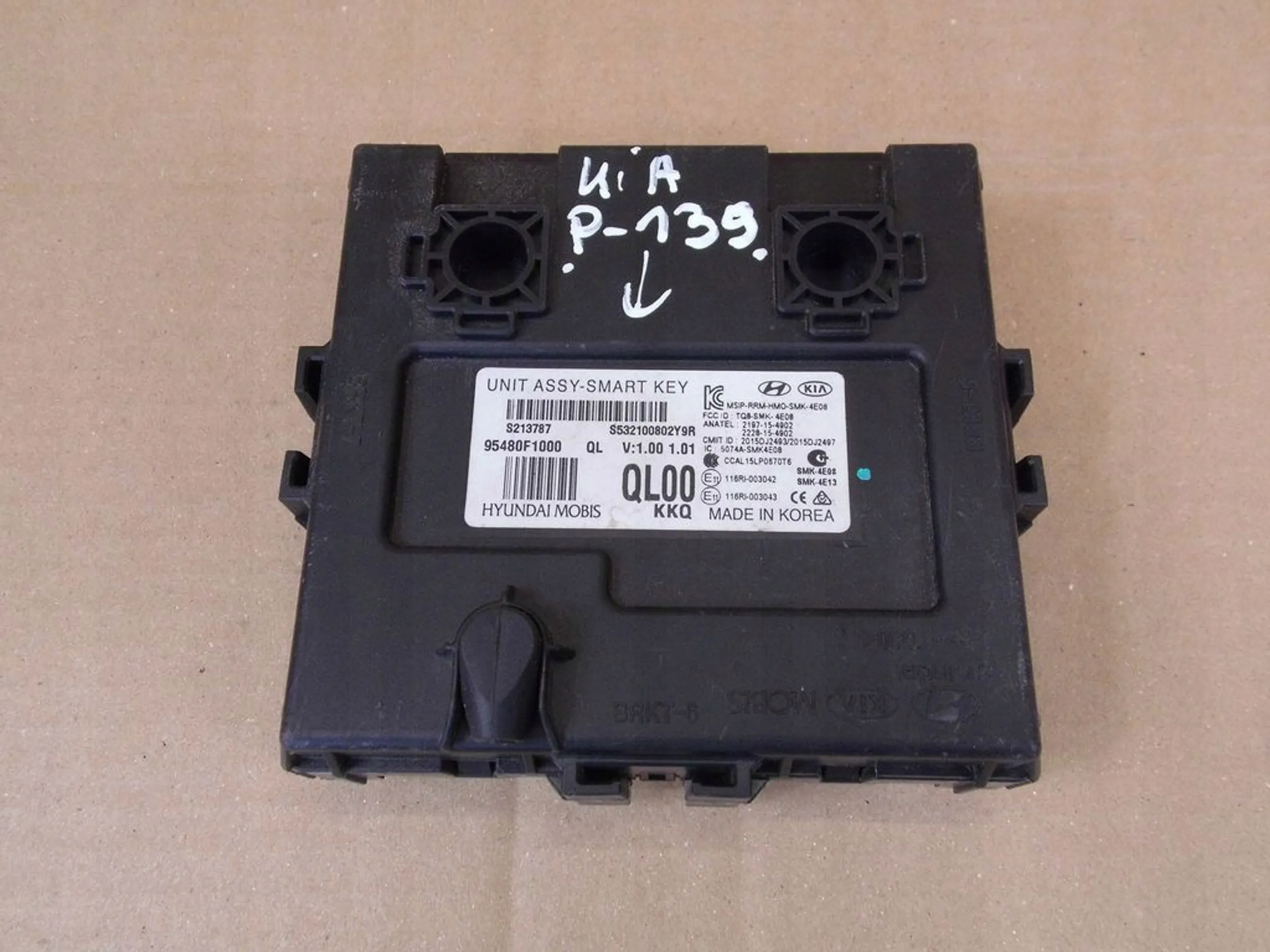 KIA Sportage IV module control unit SMARTKEY 95480F1000