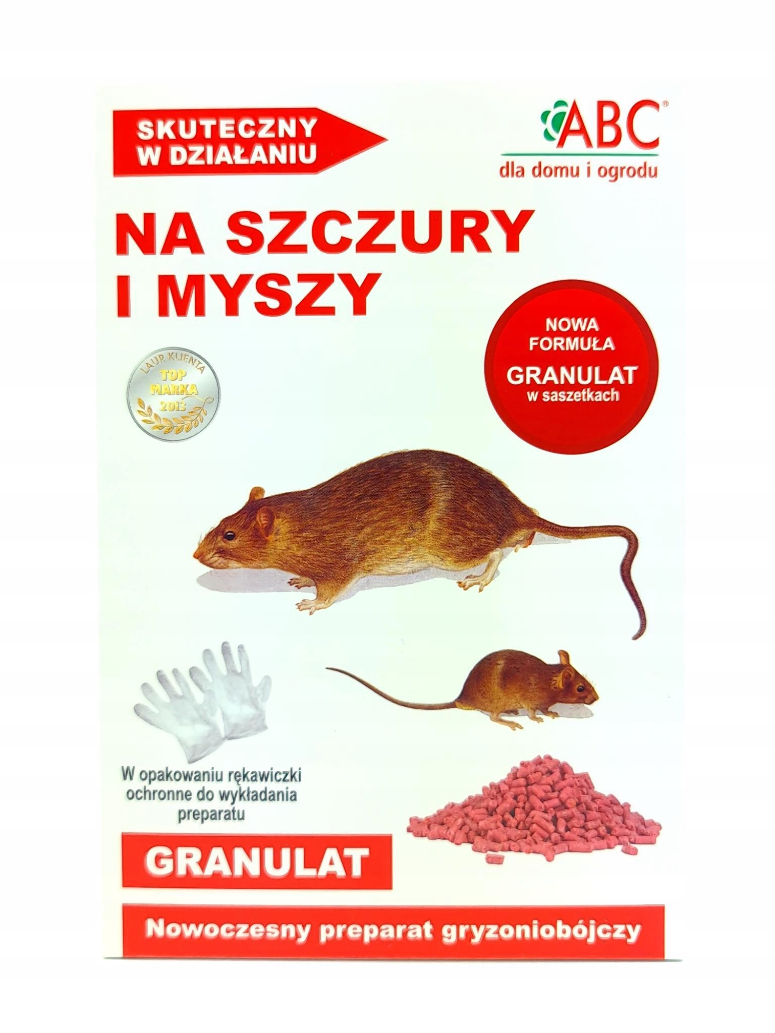

Skuteczny Granulat Trutka szczury myszy mumifikuje