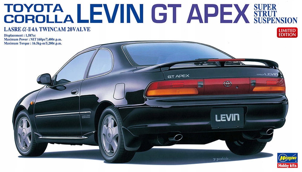 Toyota Corolla Levin Gt Apex 1:24 Hasegawa 20667
