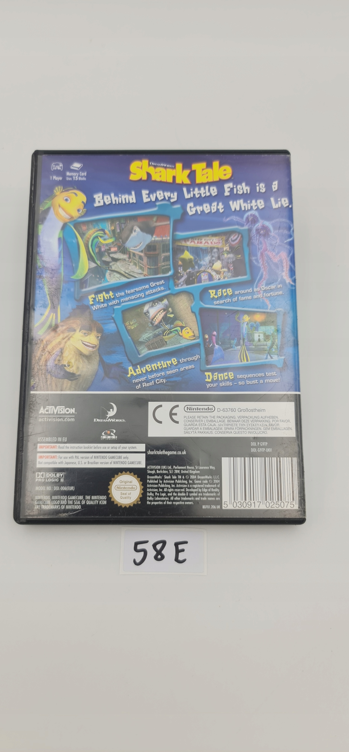 NINTENDO GAMECUBE SHARK TALE Producent Nintendo