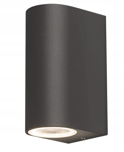 Venkovní nástěnné svítidlo Nowodvorski Nico Led Grafit IP54 2xGU10 10W