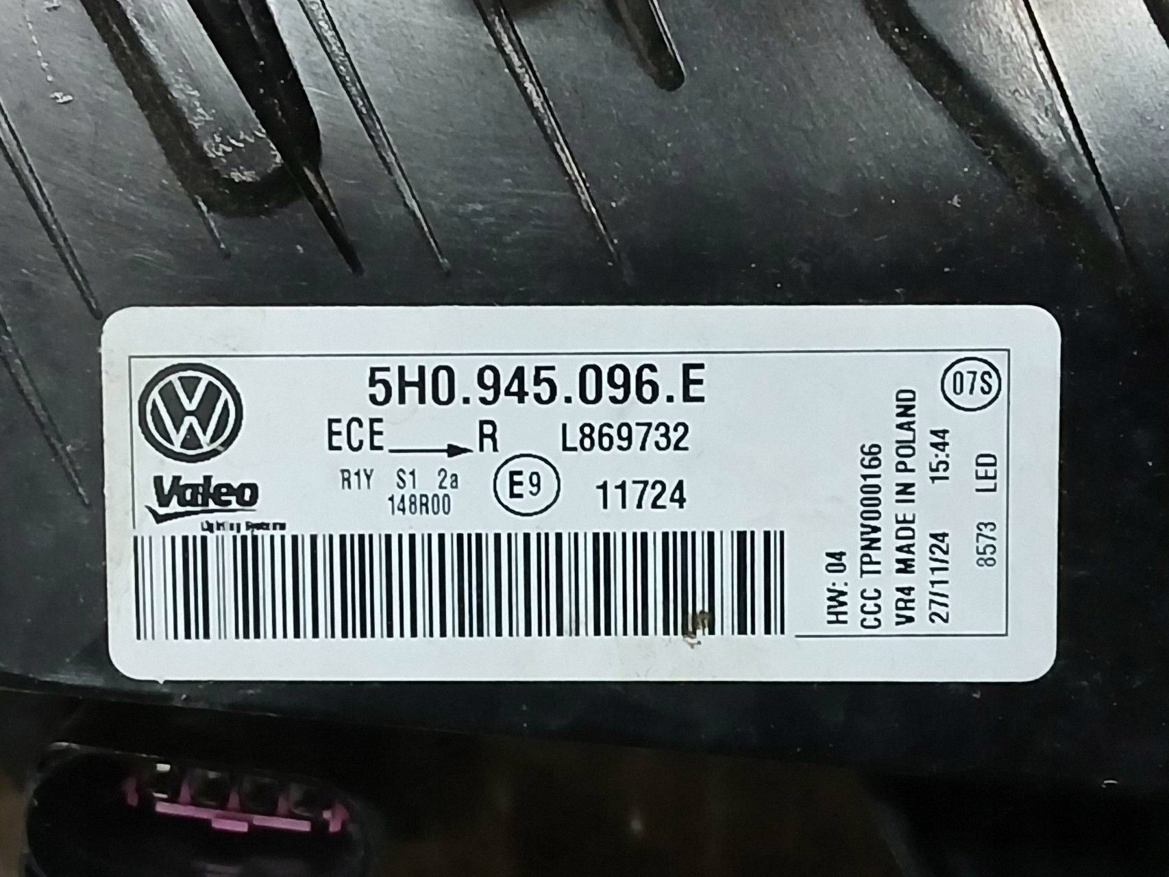 light rear part right VW GOLF VIII 8 HB LED 5H0945096E