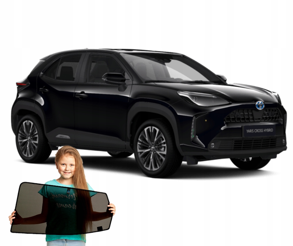 Záclony určené na magnety pro Toyota Yaris Cross od roku 2020 RayStop