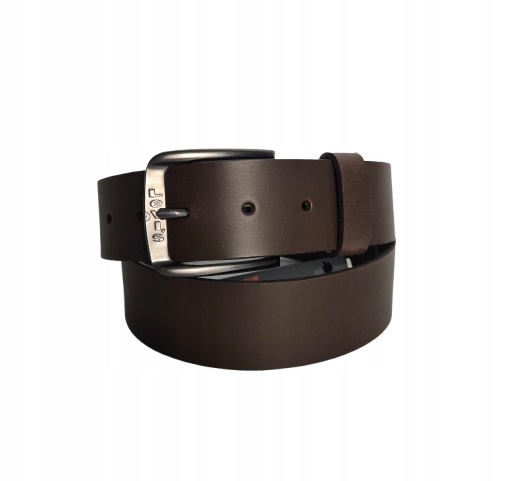 pásek Levi's hnědý z přírodní buvolí kůže 105 105 cm