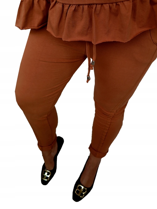 SPODNIE DRESOWE CASUAL M L VIP NAVY ORYG CIOCCO Materiał dominujący bawełna