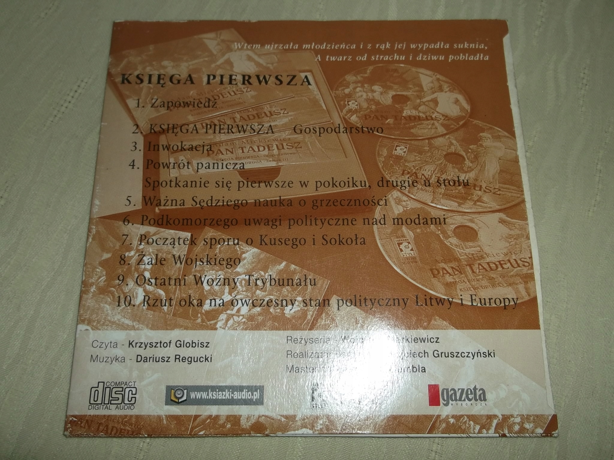 PAN TADEUSZ KSIĘGA PIERWSZA - czyli ostatni zjazd na litwie ISBN 8604461617467