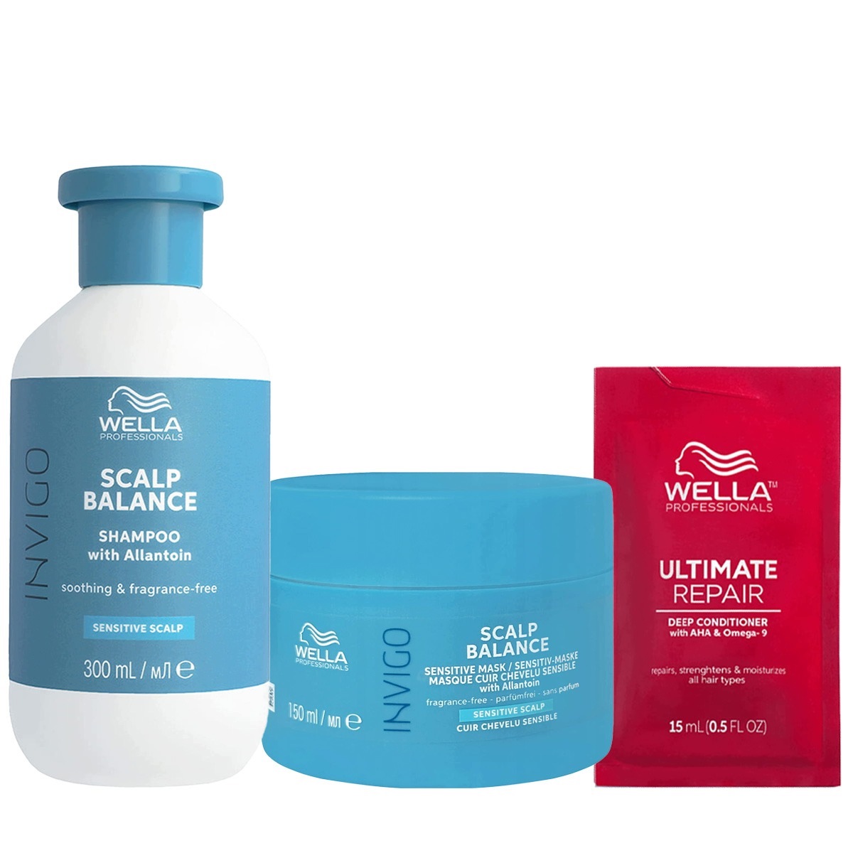 Wella Invigo Scalp Balance szampon maska zestaw kojący do włosów