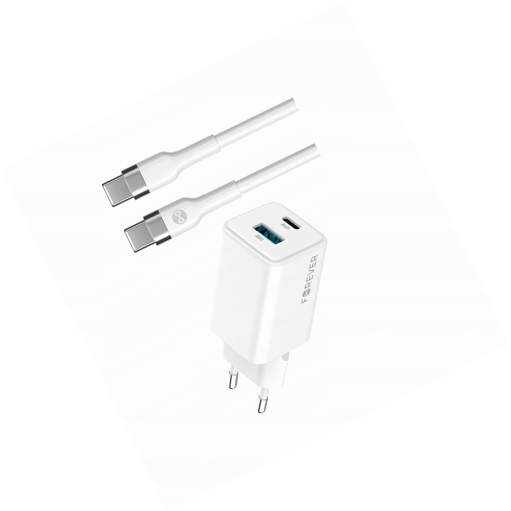 Szybka ładowarka GaN 45W Usb-c z kablem do Samsung Galaxy Note 10 Lite