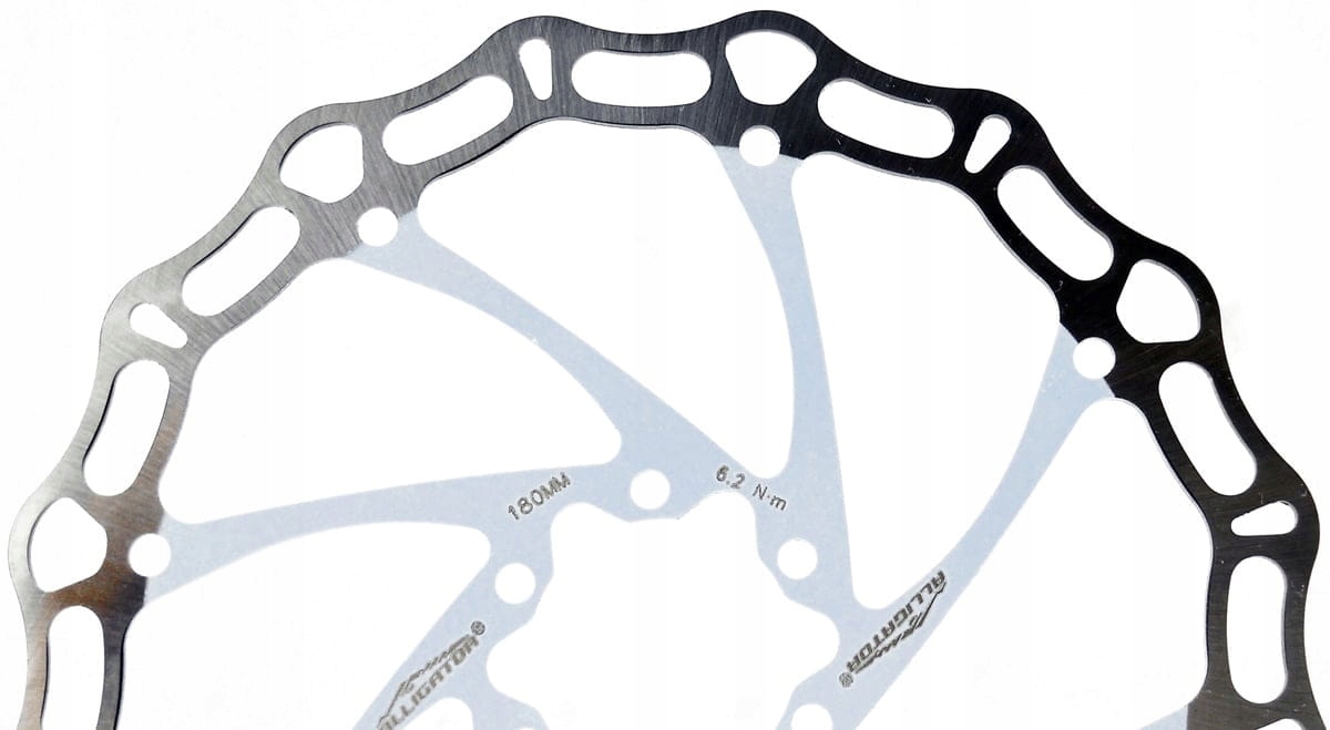 TARCZA HAMULCOWA ALLIGATOR HK-R28 180 mm WHITE