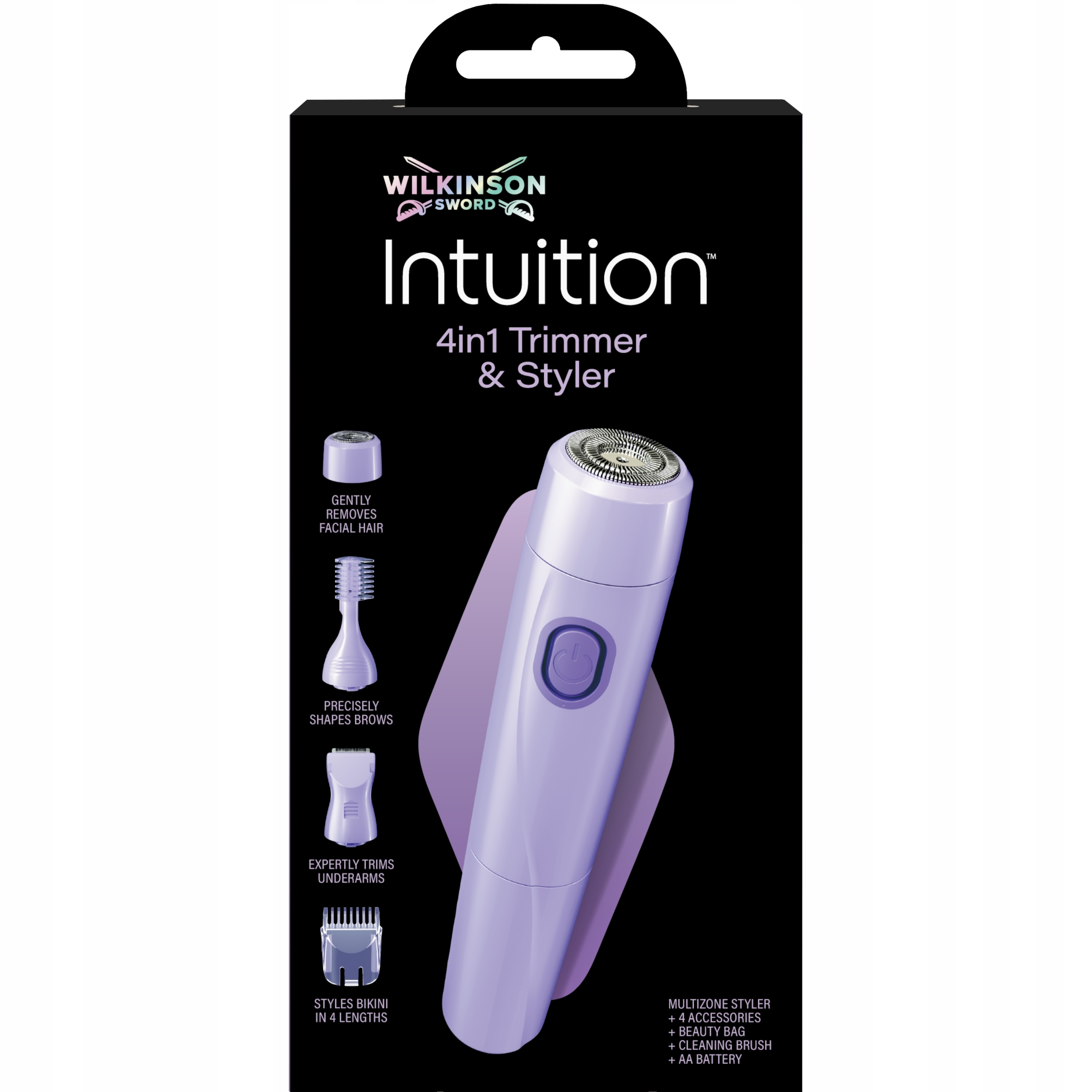 Wilkinson Intuition 4w1 Trimmer & Styler Trymer do Twarzy i Ciała