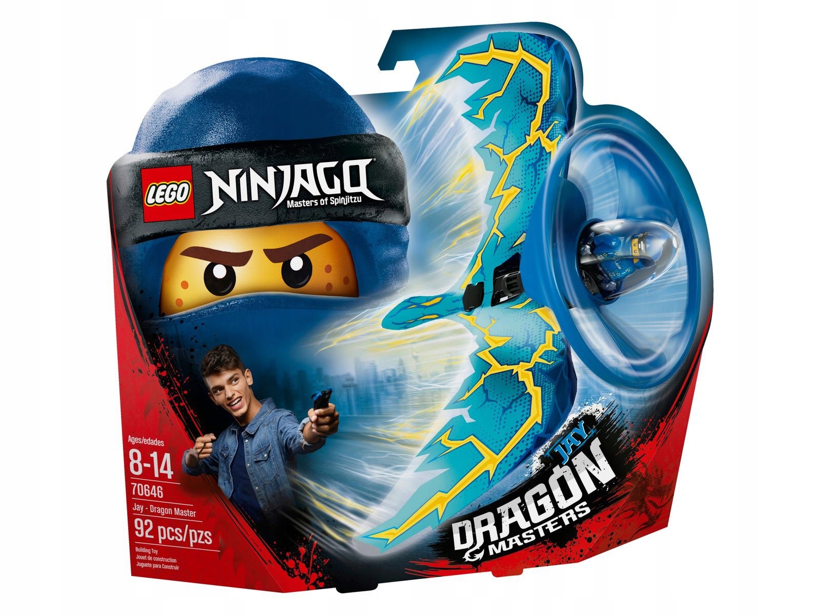 Klocki LEGO Ninjago 70646 - Jay - smoczy mistrz