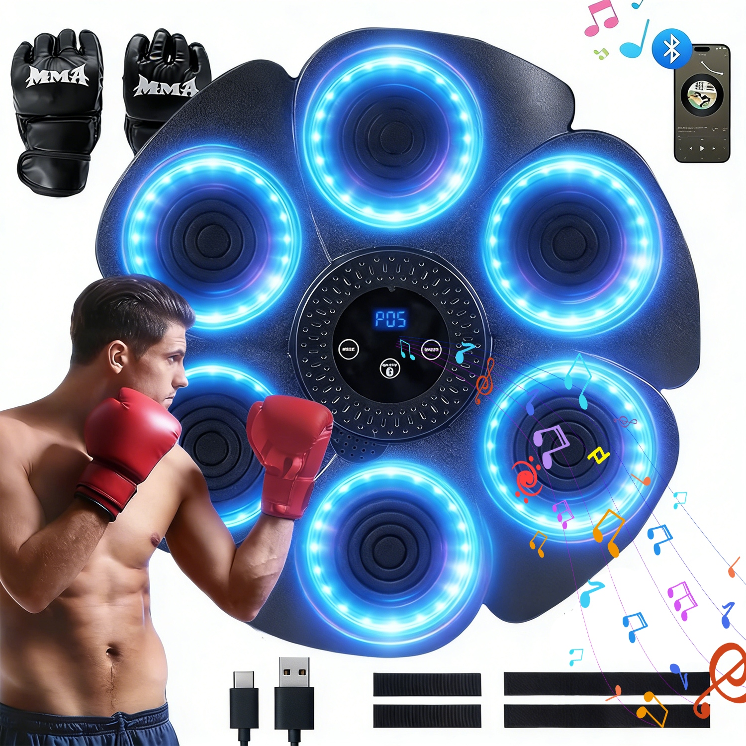 Tarcza Bokserska Maszyna Interaktywna Do Treningu Koordynacji Lekka