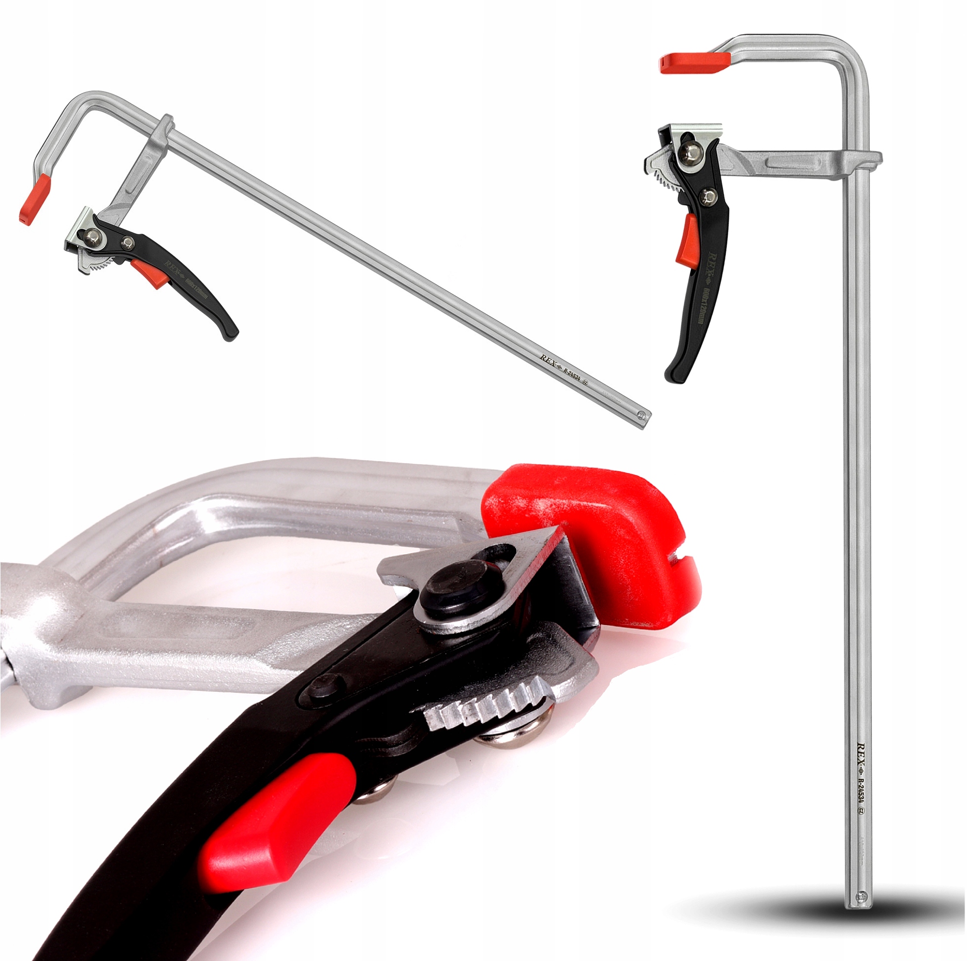 Truhlářská Svěrka 600 x 120 mm Západka Kovaná