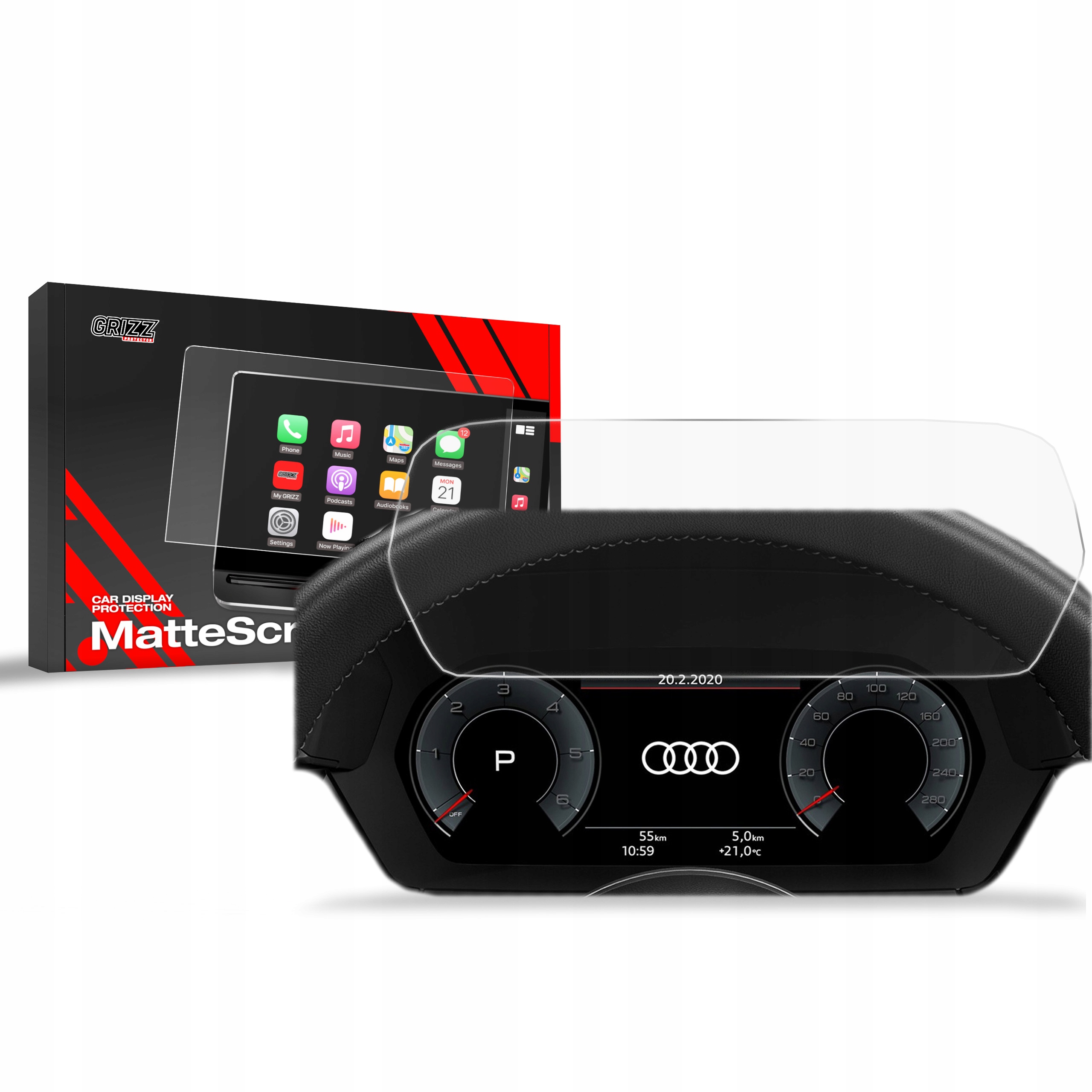 Folia Antyodciskowa do Audi A3 8Y Virtual Cockpit Plus 12,3" (2020-2025)