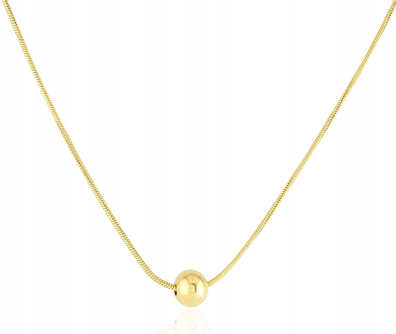 

Naszyjnik Złoty Żmijka Kulka Stal Chirurgiczna