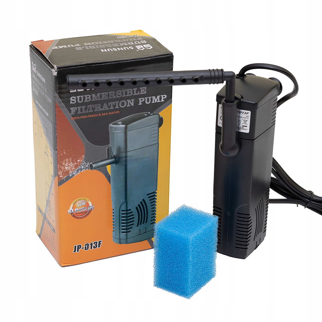 

Filtr do Akwarium 50-120L z węglem aktywnym+gratis