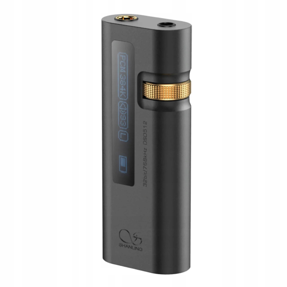 Shanling UA5 (Černá) Dac/amp 2x ES9038Q2M 32bit/768kHz DSD512