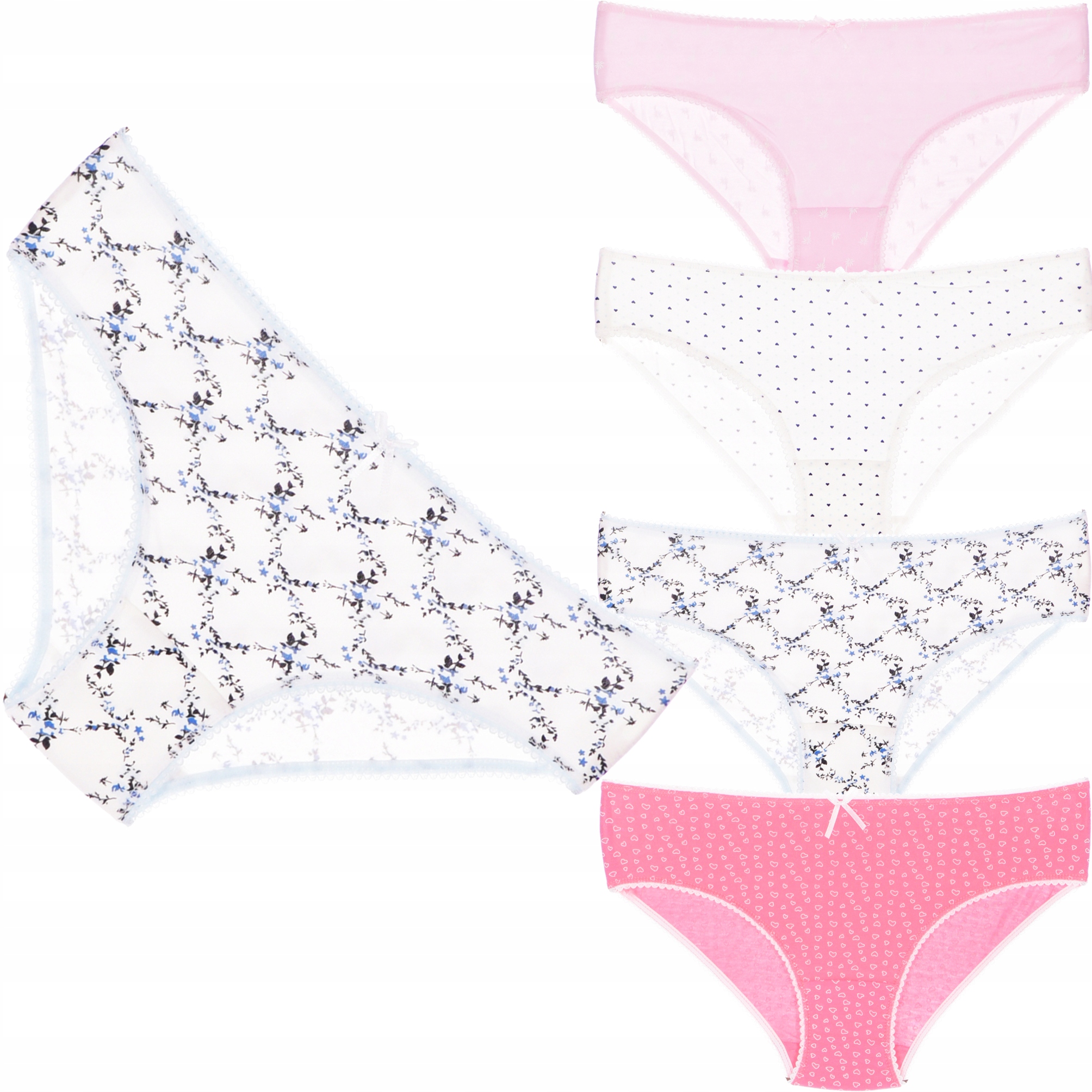 

Komplet Majtki damskie Figi Bawełniane Orirose