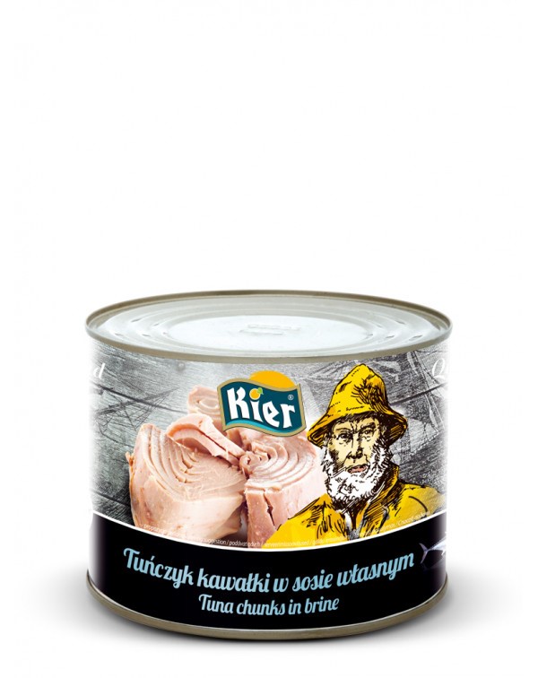 Levně Velká plechovka s tuňákem ve vlastní šťávě – velké kousky 1730 g/1125 g