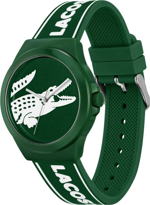 Módní Pánské Hodinky Lacoste 2011309 Zelené S Bílým Aligátorem Box 43 mm