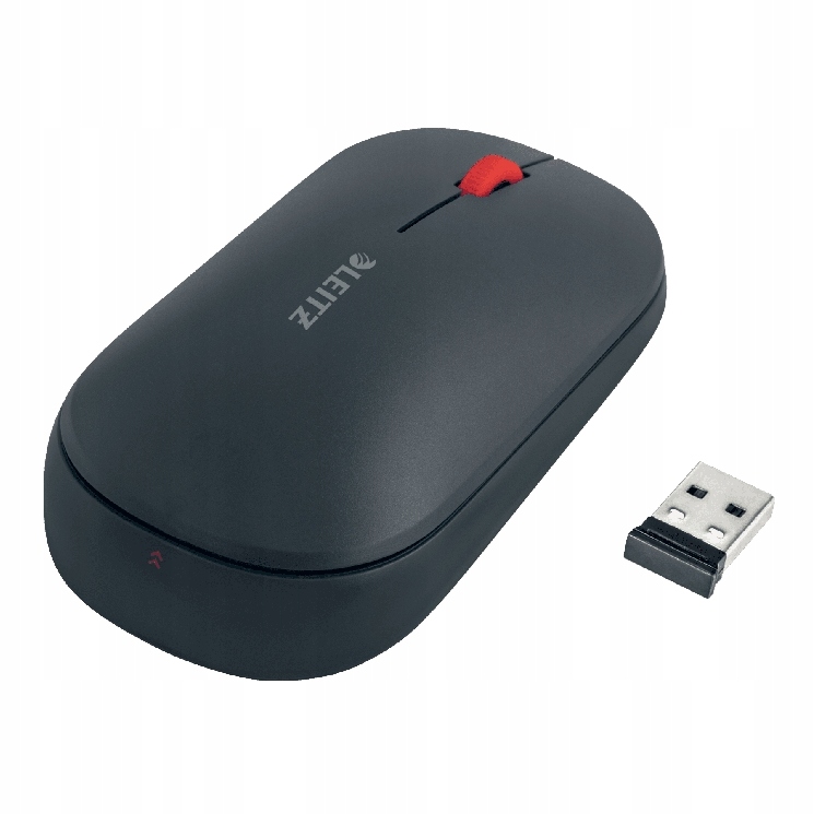 Myszka Bezprzewodowa 4000 Dpi Szyfrowana Optyczna Szara Leitz Cosy