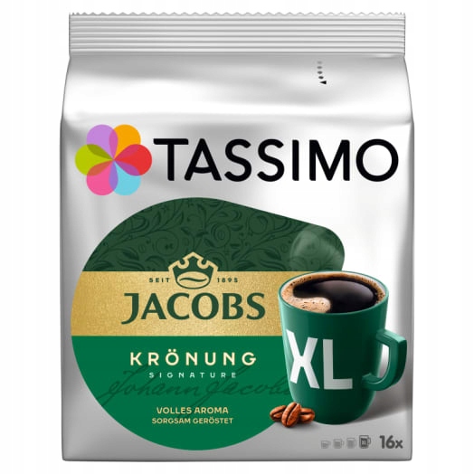 Levně Tassimo Jacobs Kronung Káva v kapslích (16 kapslí)