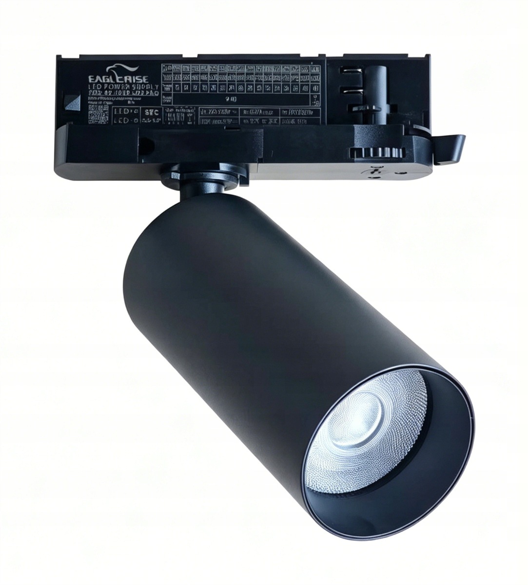 Maxlight 3-fázová kolejnicová lampa Halo Led 15W 3000K černá